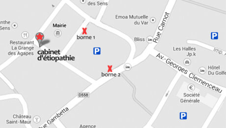 parking gratuit - Alexandre Hryb - etiopathe Cogolin - Saint Tropez - Sainte Maxime - Le Lavandou - La Londe